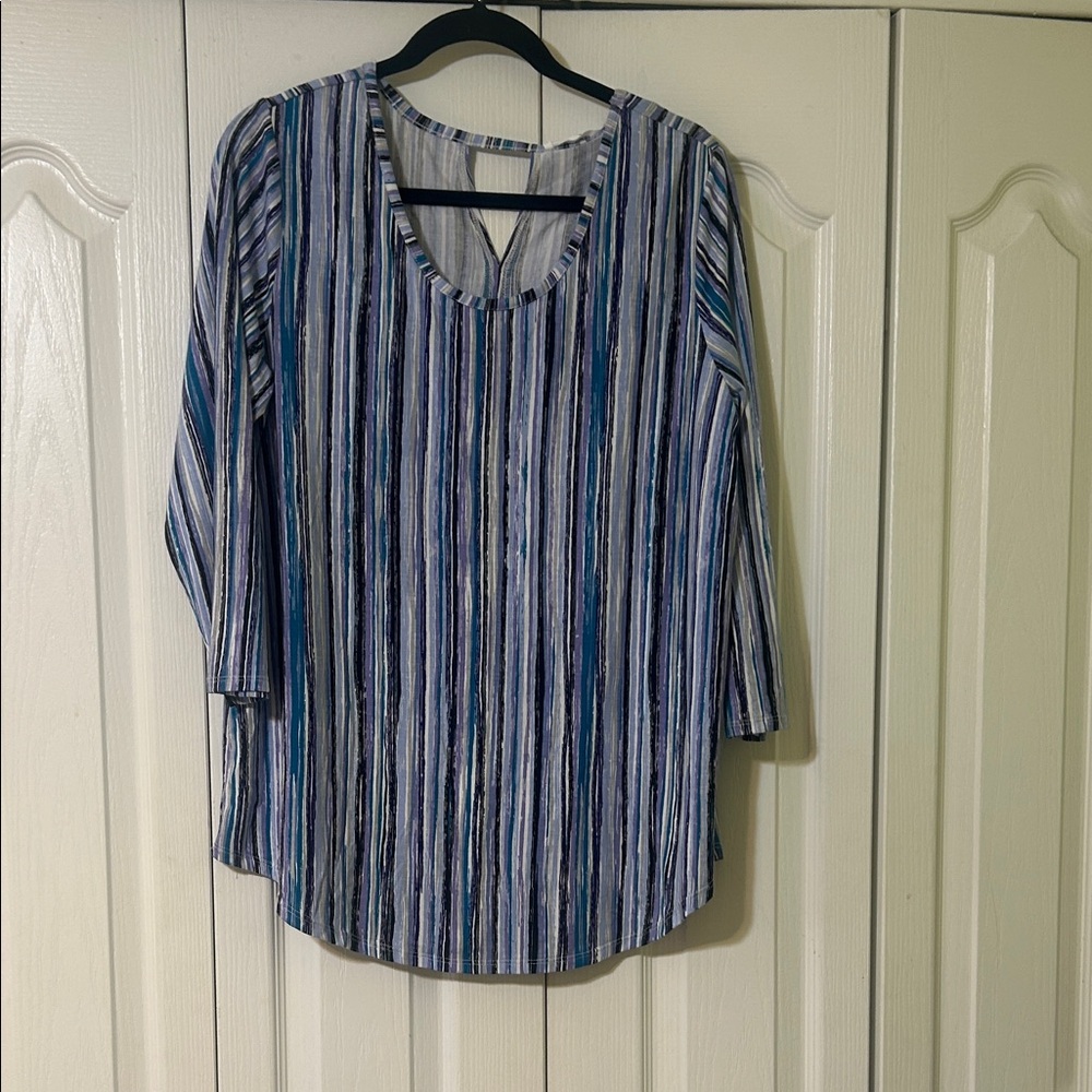 Workshop Republic Clothing Multicolor Striped Blouse